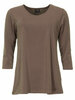 Shirt Amy bamboe taupe