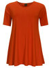A-lijn shirt korte mouw oranje