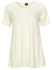 A-lijn shirt korte mouw ecru
