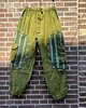Broek katoen ikat groen