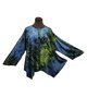 Shirt wizard tiedye blauw groen 2