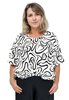 Shirt Millie - wit zwart