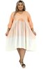 Jurk Mila - abrikoos