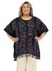 Sarong blouse batik - zwart bruin