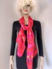 Sjaal viscose combi rood