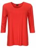 Shirt Amy viscose fel rood