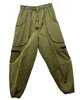 Broek katoen bies army groen