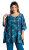 Tuniek Claire XL - Petrol turquoise