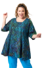Tuniek Claire XL - Groen blauw paars
