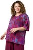 Blouse Dallas - fuchsia blauw