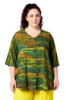 Blouse Dallas - groen geel