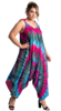 Jumpsuit Katoo blauw fuchsia