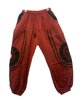 Broek katoen yin yang rood