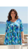 A-lijn shirt korte mouw - bio - blauw