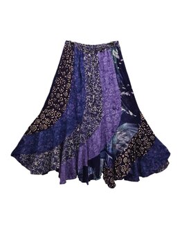 Bananenrok batik - paars