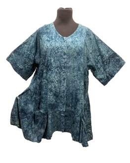 Blouse b148 batik - jeans blauw