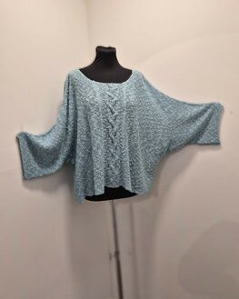 Billy trui Irma kabel - ijs blauw