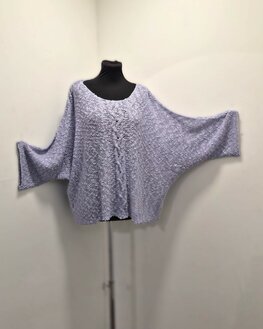 Billy trui Irma kabel - zacht lila