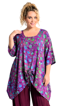 Tuniek Birgit String - Paars groen