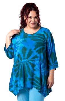 Tuniek Loes - turquoise groen