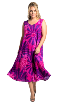 Jurk Lois - roze paars