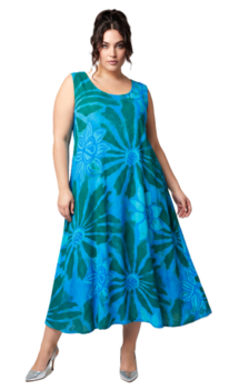 Jurk Lois - turquoise groen