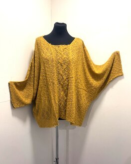 Billy trui Irma kabel - oker geel