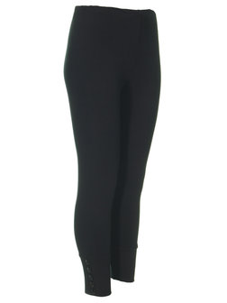 Legging lang Zazou, Zwart en grijs