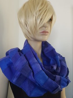 Lila-lavendel zijden sjaal - Liz
