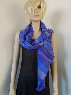 Lila-lavendel zijden sjaal - Liz