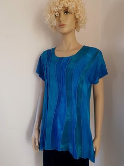 Shirt turquoise naden - Liz