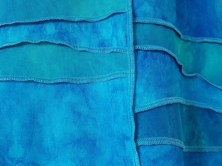 Viscose hemd zeegroen turquoise - Liz