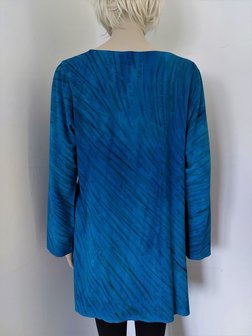 Blouse turquoise krijt - Liz