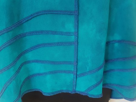 Blouse petrol turquoise - Liz