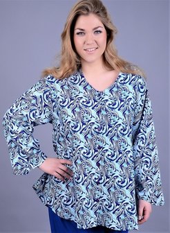 Blouse Costa blauw 