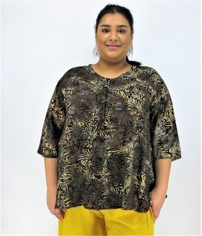 Blouse Dallas - Bruin geel