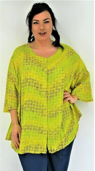 Blouse Emma geel lime