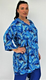 Tuniek Kenza - Blauw veer