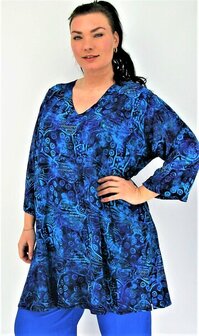 Tuniek Kenza - Blauw paars 1