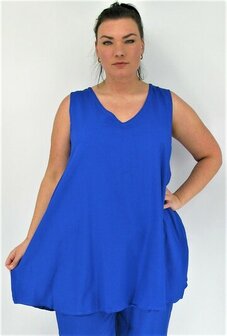 Top Kim kobalt blauw