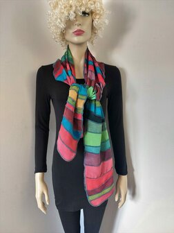 Herfstkleur viscose sjaal - Liz