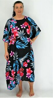 Kaftan zwart bloem 3