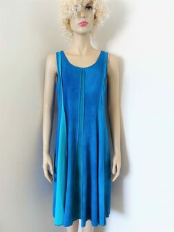 Zomerjurkje viscose blauw - Liz