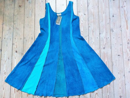 Zomerjurkje viscose blauw - Liz