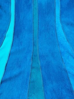 Zomerjurkje viscose blauw - Liz