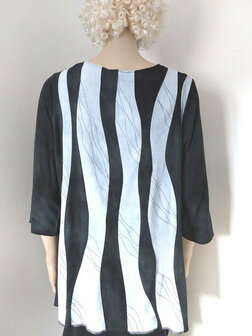 Blouse zebra stiksels - Liz