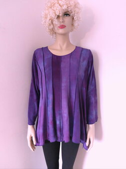 Blouse paars viscose - Liz