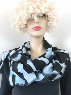 Zebra viscose sjaal 2 - Liz
