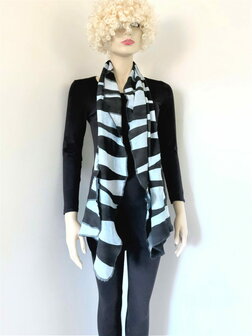 Zebra viscose sjaal 2 - Liz