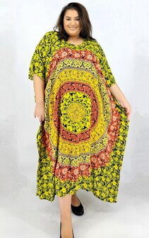 Kaftan mandala groen